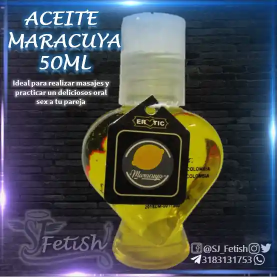 Aceite Comestible Maracuya 50ml
