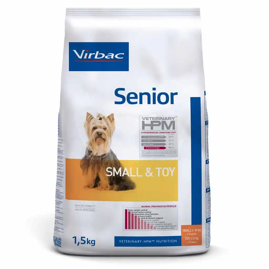 Veterinary Hpm Senior Dog Small And Toy 1,5 Kg