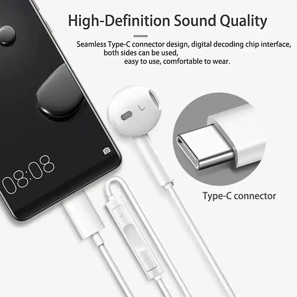 Huawei Audifonos Originalescon Conector Tipo C Cm33