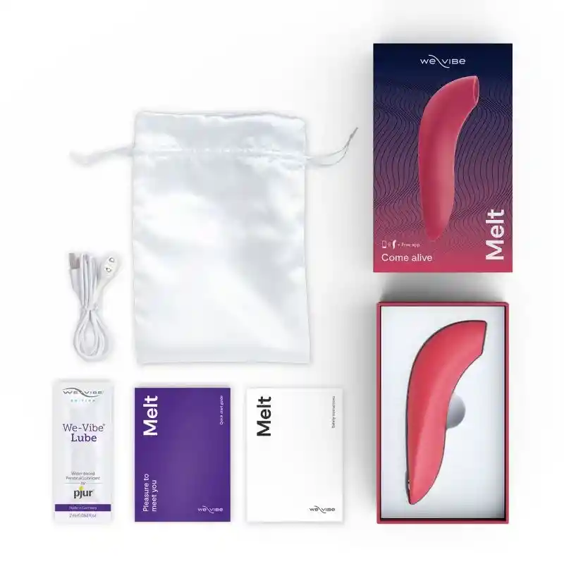 Vibrador Y Succionador De Clítoris We Vibe Melt