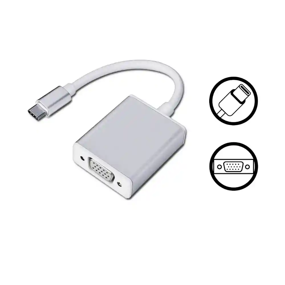 Adaptador Usb 3.1 Tipo C A Vga Alta Calidad