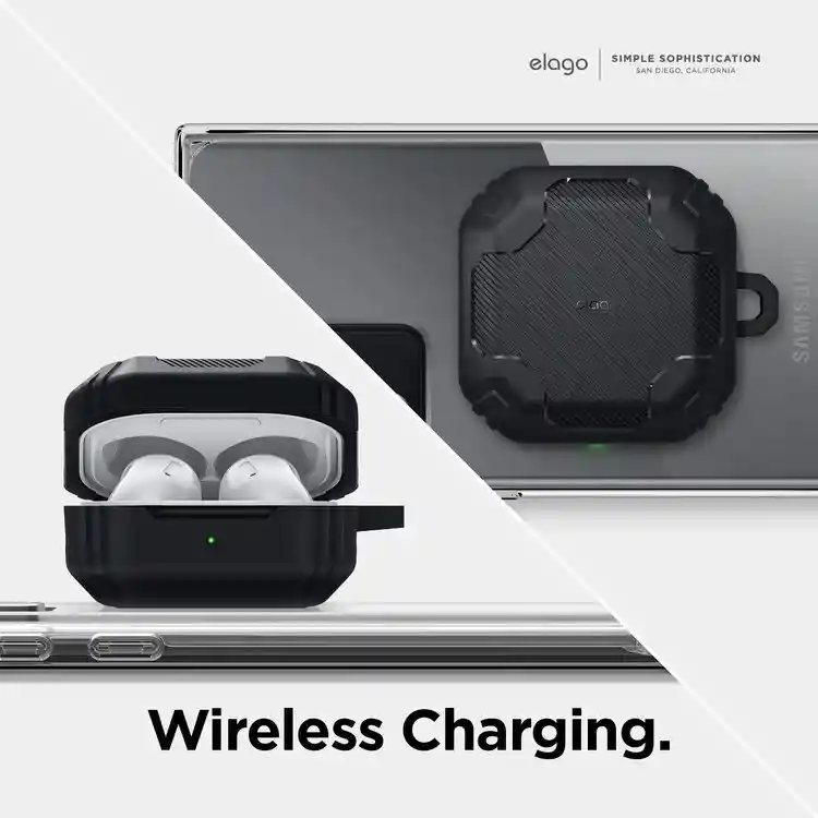 Elago Estuche Para Galaxy Buds 2 / Pro / Pro 2 / Live / Fe Armor En Negro