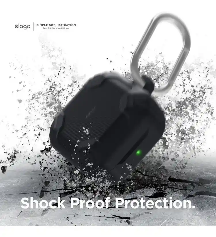 Elago Estuche Para Galaxy Buds 2 / Pro / Pro 2 / Live / Fe Armor En Negro