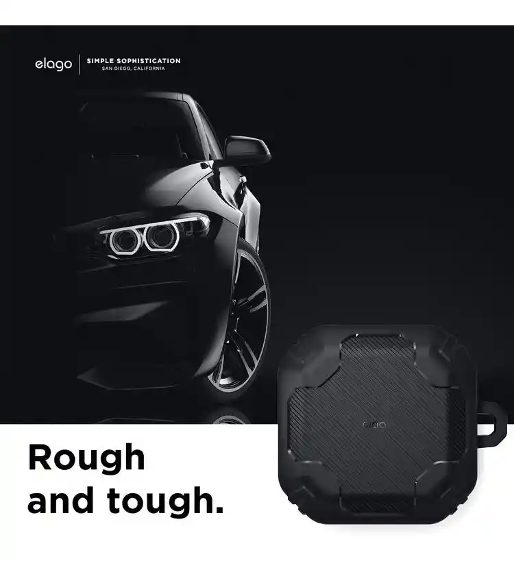 Elago Estuche Para Galaxy Buds 2 / Pro / Pro 2 / Live / Fe Armor En Negro