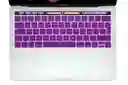 Protector De Teclado En Silicona Para Macbook Pro 13 Touch Bar (2016 - 2022) - Morado