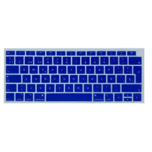 Protector De Teclado Para Macbook Air 13 A1932, A2179, A2337 (2018 - 2021) - Azul Oscuro