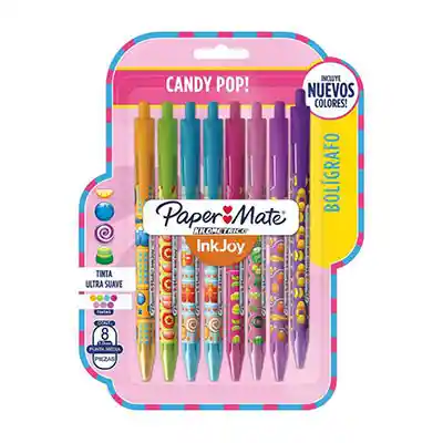 Paper Mate Esferoscandy Pop X8