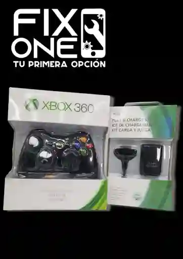 Control + Kit Carga Y Juega Xbox 360