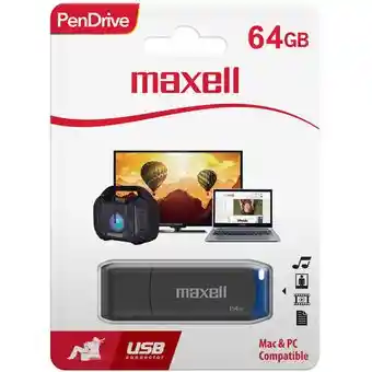 Maxell Memoria Usb 64 Gb