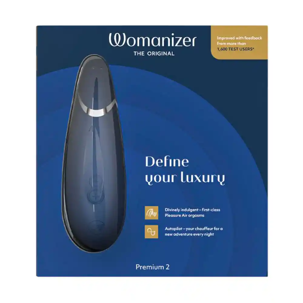 Succionador De Clítoris Womanizer Premium 2 Azul