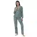 Pijama Mujer Leopardo Verde - Talla Xl