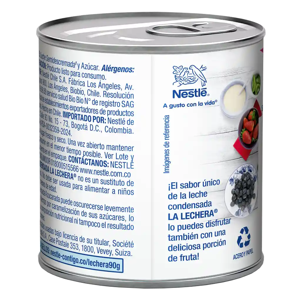 Leche condensada LA LECHERA en lata x 100g