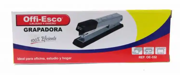 Grapadora Pequeña Metalica Offi-esco Ref Oe-336