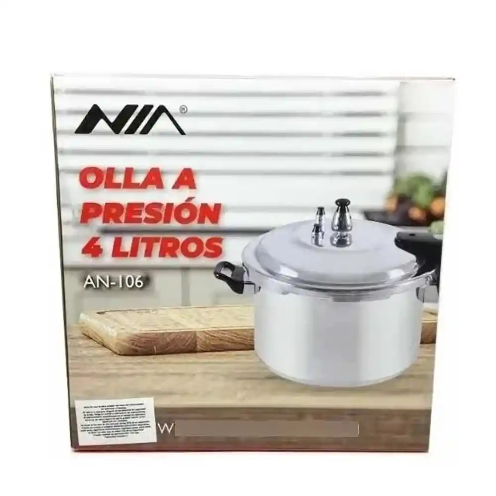 Olla A Presión Nia 4 Litros Original Pitadora