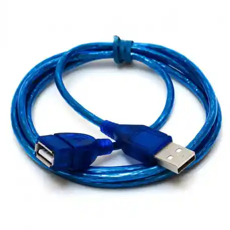 Cable Extension Usb 1.5 Metros Blindado Macho Hembra