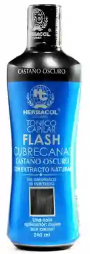 HERBACOL Tonico Flash Cubrecanas Castano Oscuro 240Ml
