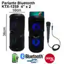 Parlante Bluetooth Recargable Doble Bocina 4 X2 Ktx-1259
