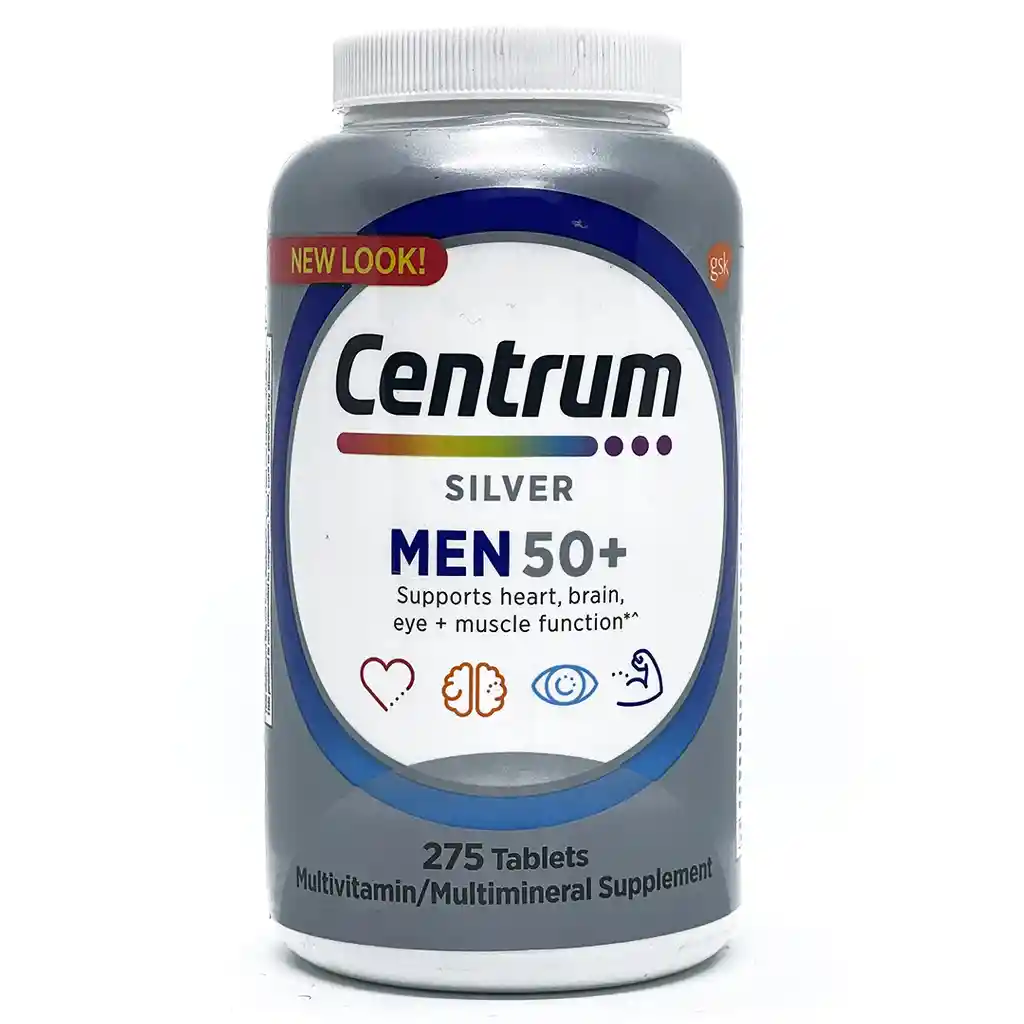 Multivitamínico Centrum Silver Para Hombres 275 Tab