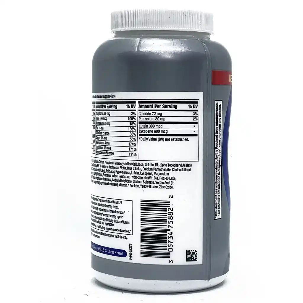 Multivitamínico Centrum Silver Para Hombres 275 Tab