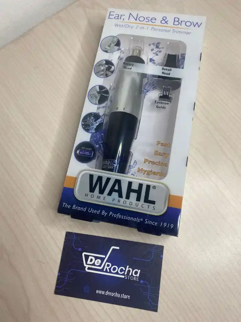 Wahl Rasuradora Afeitadora Depilador Oidos Nariz Cejas 3 En1  Original