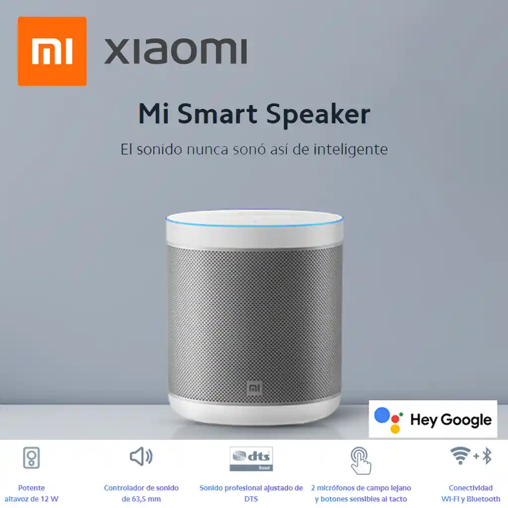 Altavoz Inteligente Google Assistant, Xiaomi Mi Smart Speaker
