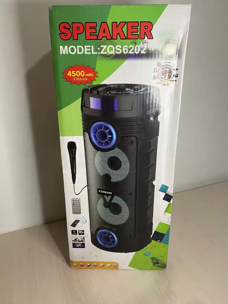 Parlante Bocina Cabina Torre Sonido Recargable Bluetooth