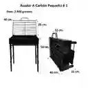 Parrilla/brasero Asador A Carbón Pequeño #1 Desarmable