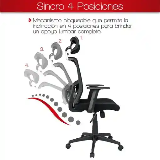 Silla Oficina Premium Encino Presidente