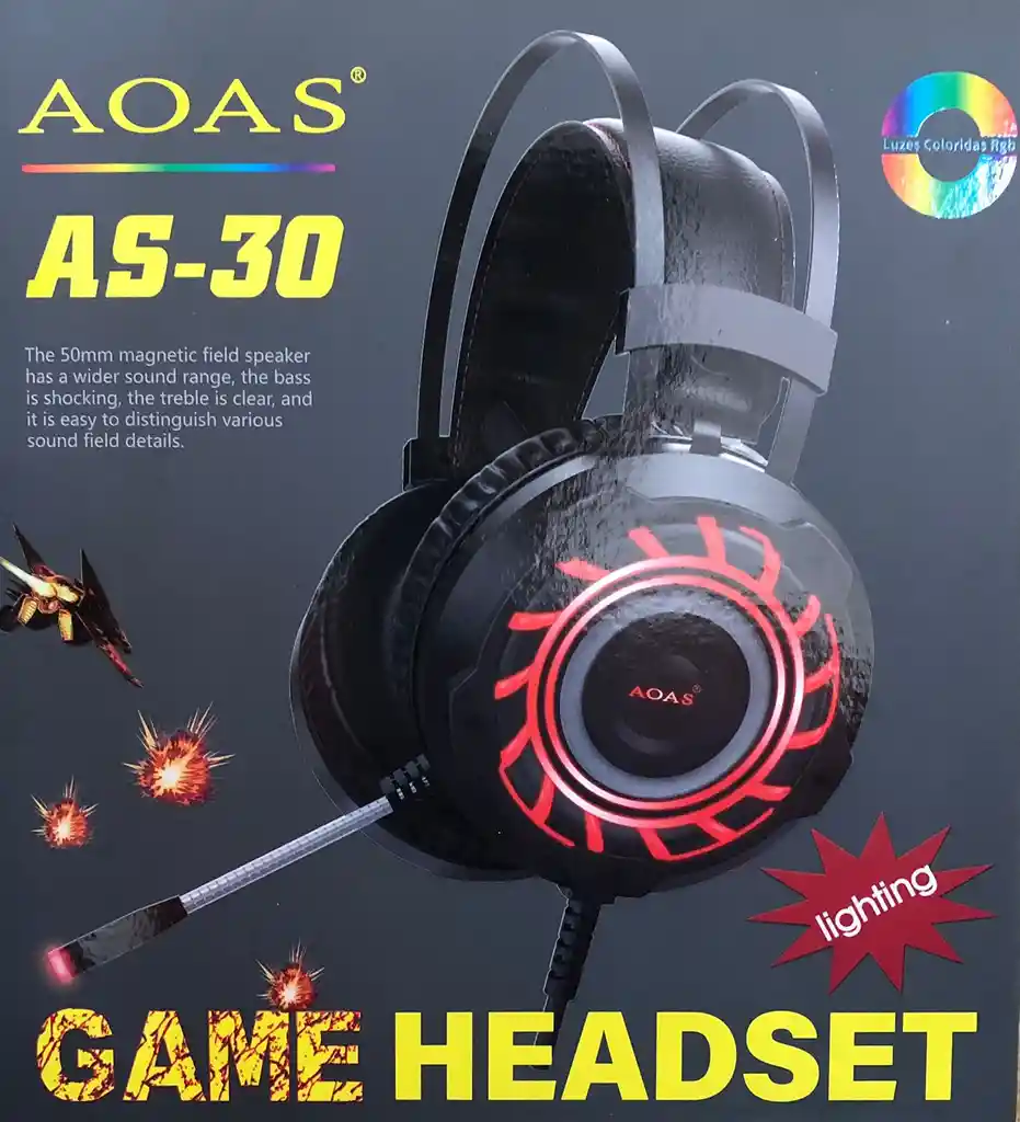 Diadema Gamer Aoas As-30