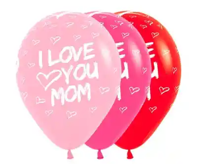 Mama Bomba Globo Biodegradable De Latex Te Amo Mama R12