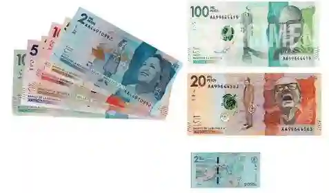Billetes Didacticos Colombiano Y Dolares