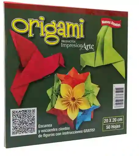 Block Origami X 50 Hojas (20 X 20 Cm)