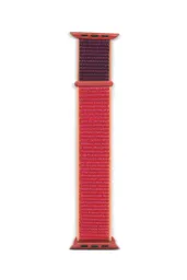 Correas Pulsos De Velcro Para Applewatch Version 42/44 Mm Color Rojo
