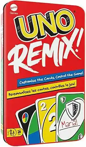 Uno Juego De Mesa Edición De Lujo Uno Remix! Familia Amigos