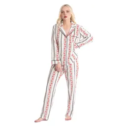 Pijama Mujer Claveles Rojos - Talla S