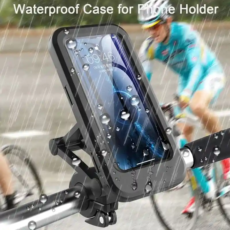 Soporte Base Celular Moto V2 Bicicleta Manillar Impermeable