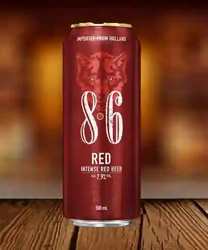 Cerveza 8.6 Red Intense Red Beer 7.9%