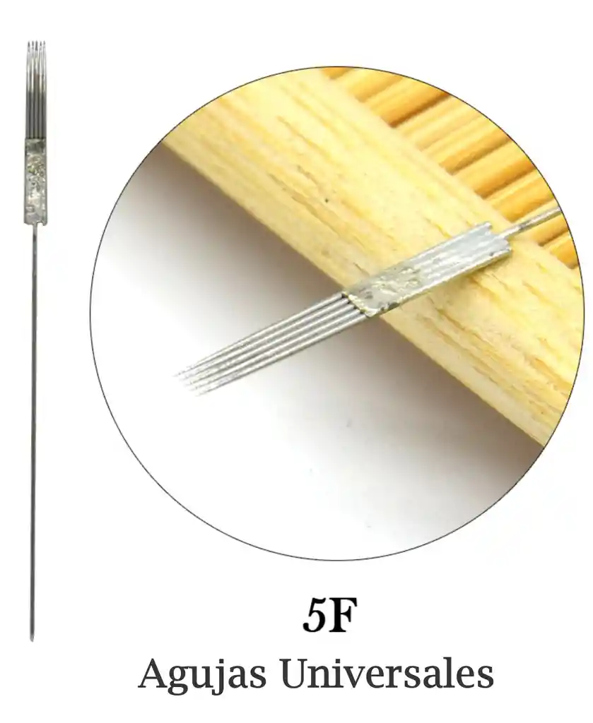 10 Agujas Universal Para Demógrafo + Boquilla 5f