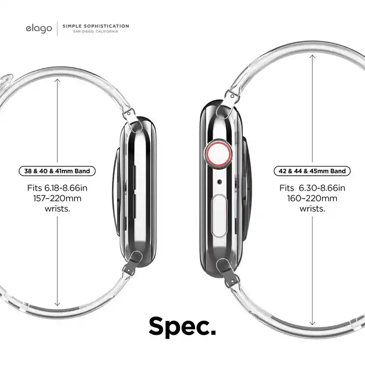 Correa Para Apple Watch Ultra 2 / 1 Talla M Elago En Transparente