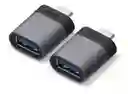 Adaptador De Usb-c A Usb 3.0 X 2 Unid Mini Elago Dark Gray