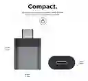 Adaptador De Usb-c A Usb 3.0 X 2 Unid Mini Elago Dark Gray