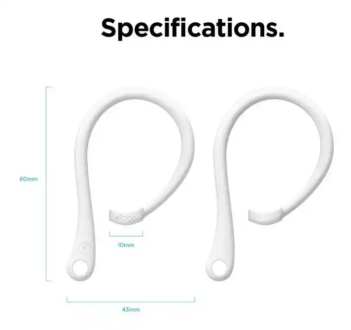 Gancho Deportivo Para Airpods Pro Elago En Blanco