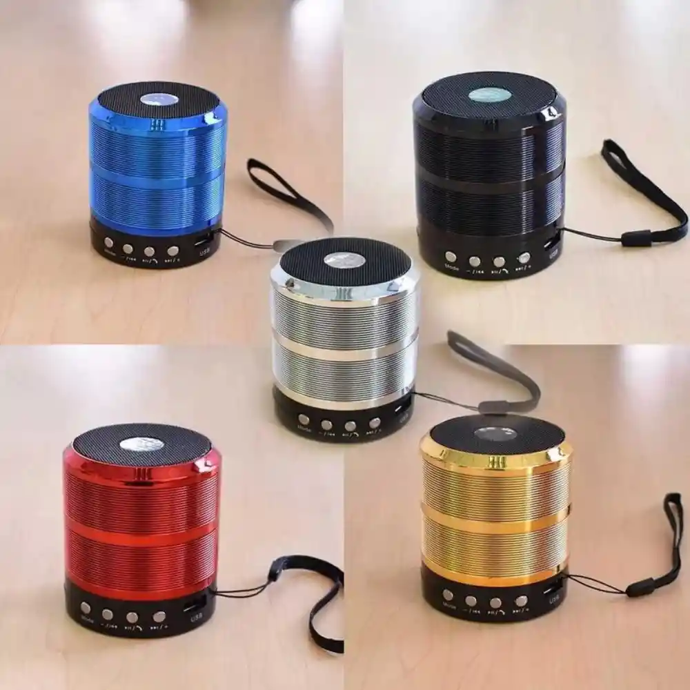 Mini Speaker Parlante Bluetooth Portatil Radio Fm Usb 887