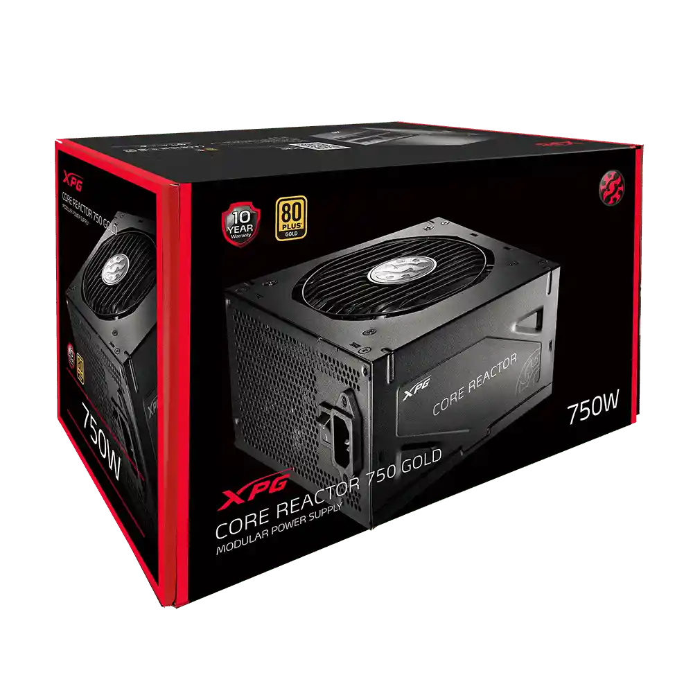 Core Fuente De Poder Xpgreactor 750W 80+ Gold