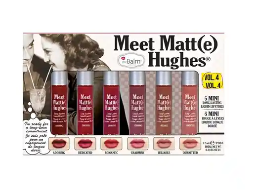 The Balm Kit Mini Labiales Meet Hughes Vol 4