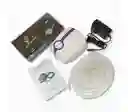 Kit Aerógrafo Profesional Más Compresor Purpura Blanco