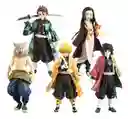 Figuras De Acción De Demon Slayer Kimetsu No Yaiba Colección X6