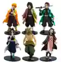 Figuras De Acción De Demon Slayer Kimetsu No Yaiba Colección X6