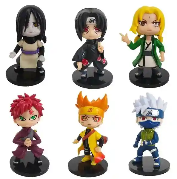 Figuras Coleccionables Naruto X6 Modo Zorro