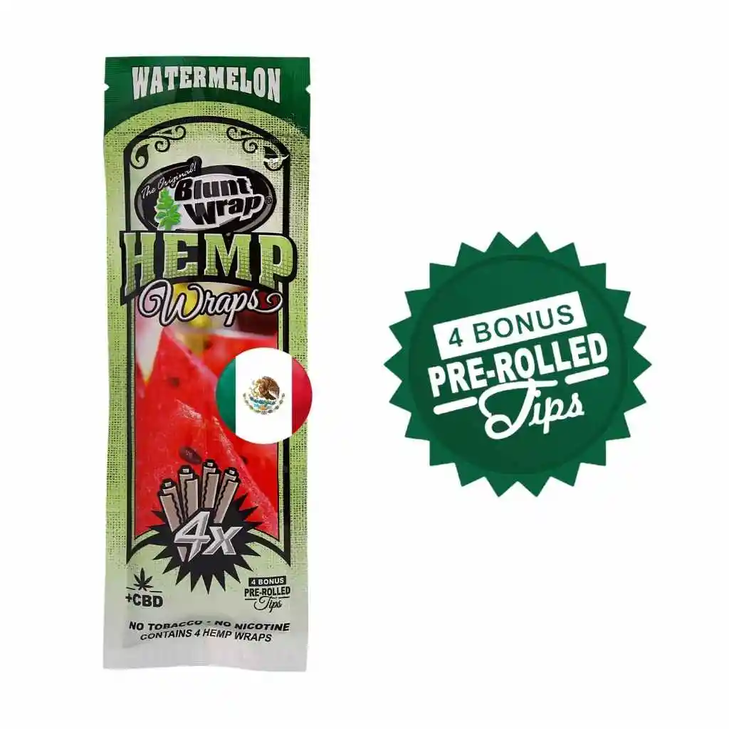 Blunt Wrap Hemp + Cbd X4